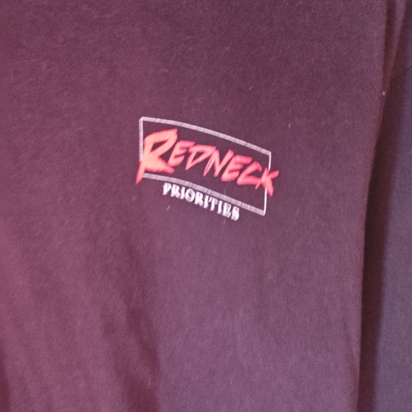 Bass Pro Shop Priorities Graphic Shirt Y2K Redneck Large - Picture 8 of 8